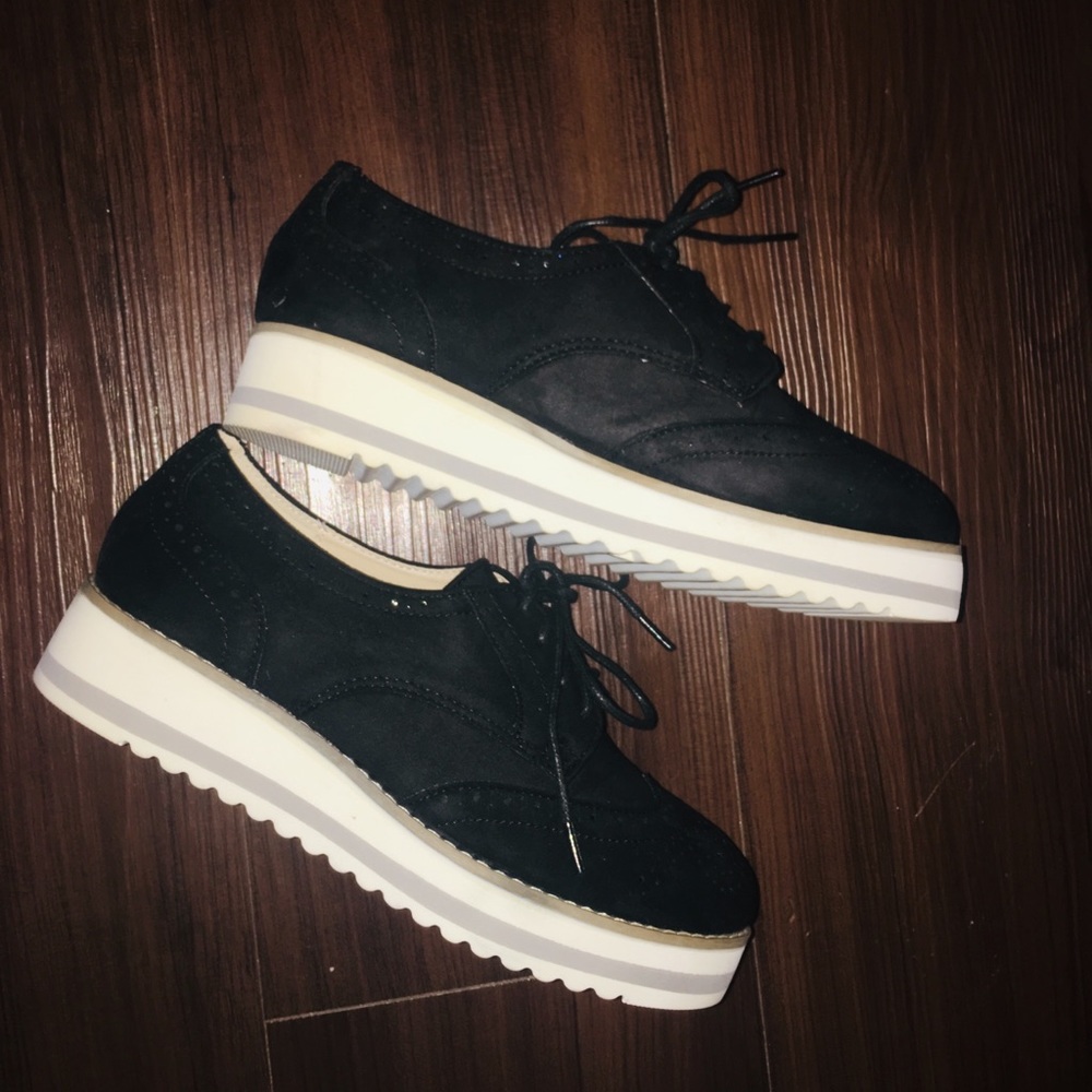 Platform Oxfords- Barely Worn!
